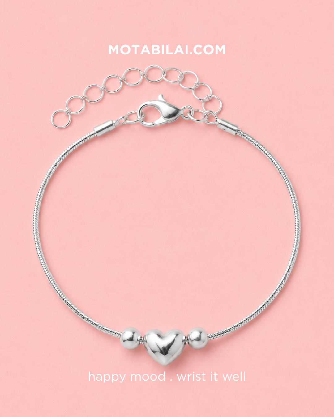 Dainty Little Heart Bracelet - 071