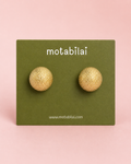 Textured Gold Balls - Small Earrings - 038