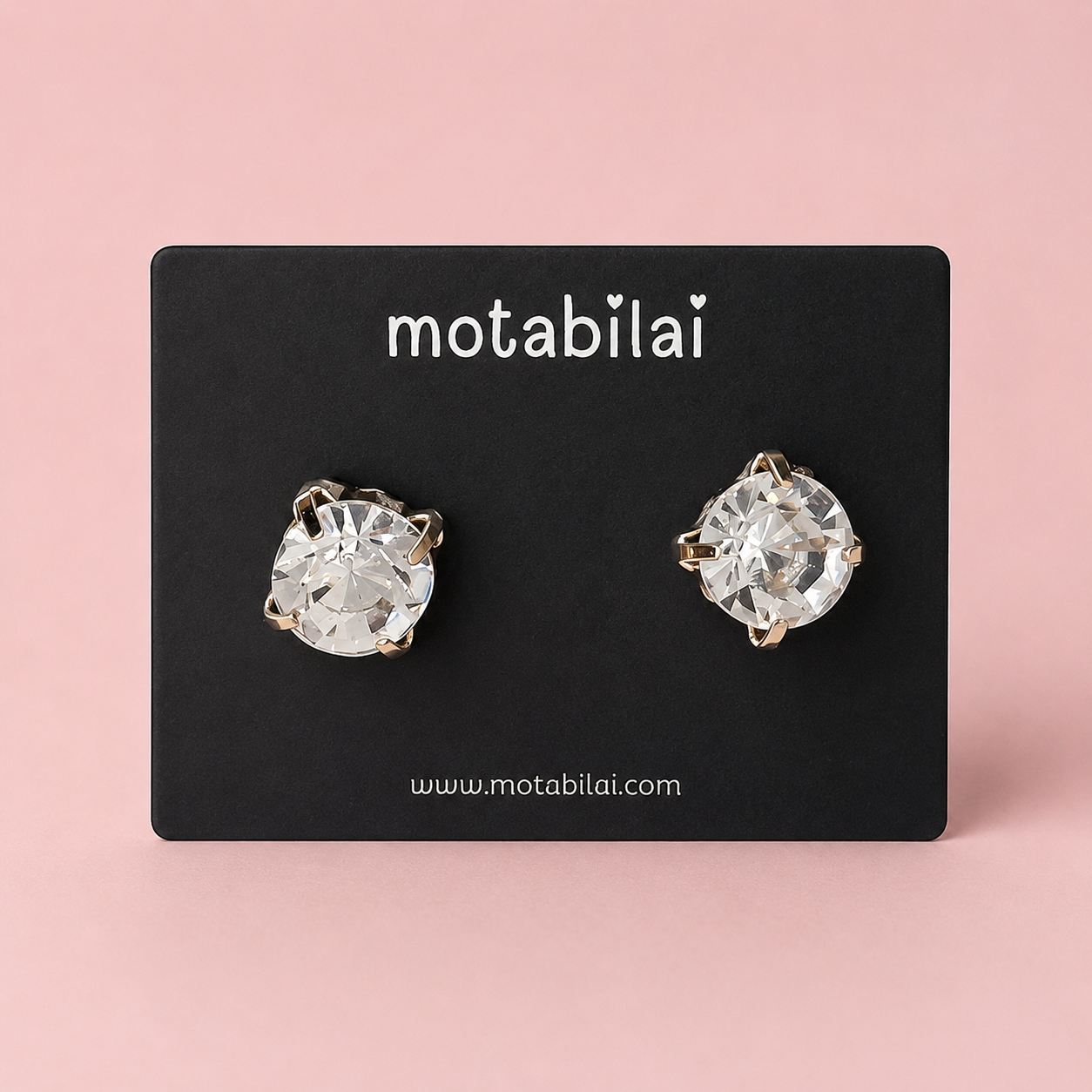 White Gemstone - Small Earrings - 051