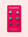 3 Studs Pretty Earrings - 130