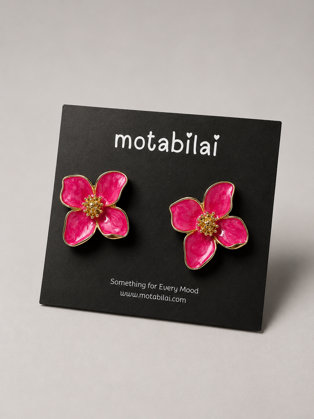 I love Fuschia - Big Earrings - 003